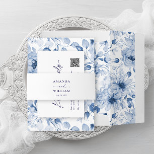Cintas Para Invitaciones Banda de vientre de boda minimalista con nombres d