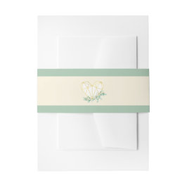 Cintas Para Invitaciones Banda de vientre de eucalipto para boda