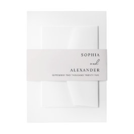 Cintas Para Invitaciones Banda de vientre de invitación