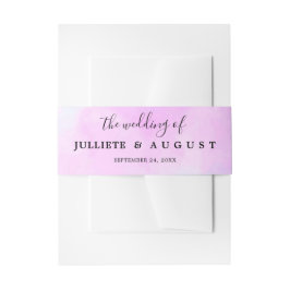 Cintas Para Invitaciones Banda de vientre de invitación de boda