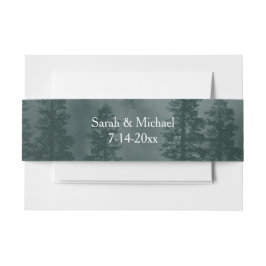 Cintas Para Invitaciones Banda de vientre de Smoky Mountain para invitacion