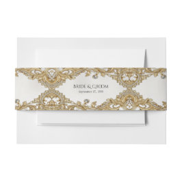 Cintas Para Invitaciones Banda decorativa de la viga de la invitación al or