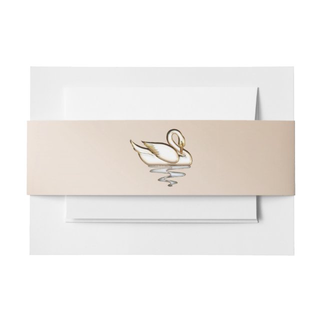 Cintas Para Invitaciones Banda del cinturón de invitaciones de Rubor (Anverso Ejemplo)