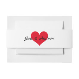 Cintas Para Invitaciones Banda del cinturón de invitaciones del monograma d