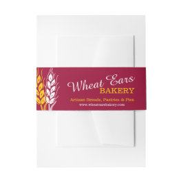 Cintas Para Invitaciones Banda gráfica del vientre de la repostería y