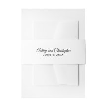 Banda simple de Belly de Boda blanco