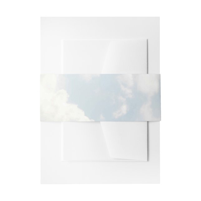 Cintas Para Invitaciones Banda ventral de invitación americana de color sól (Anverso Ejemplo)