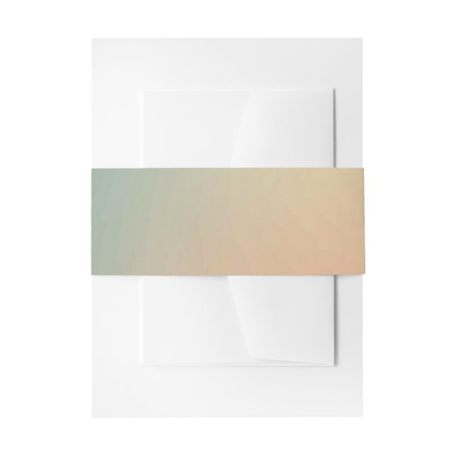 Cintas Para Invitaciones Banda ventral de invitación americana de color sól (Anverso Ejemplo)