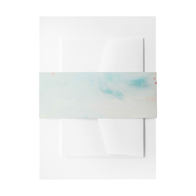 Cintas Para Invitaciones Banda ventral de invitación americana de color sól (Anverso Ejemplo)