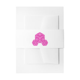 Cintas Para Invitaciones Bandas Belly Bodas rosadas D20