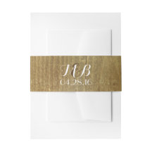 Bandas Belly de Bodas de la fábrica de madera rúst