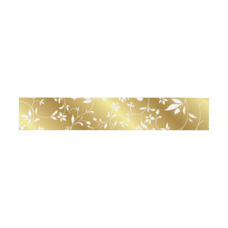 Cintas Para Invitaciones "Bandas Belly de oro"
