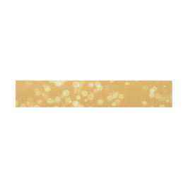 Cintas Para Invitaciones "Bandas Belly de oro"