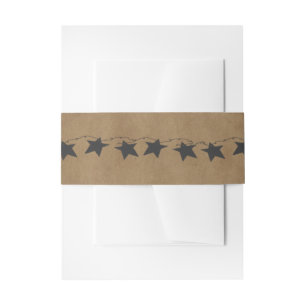 Cintas Para Invitaciones Bandas Belly de Rusty Stars