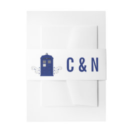 Cintas Para Invitaciones Bandas de Belly de Bodas de cajas de policía v3