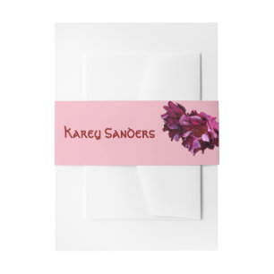 Cintas Para Invitaciones Bandas del vientre de Personalizado rojo