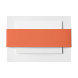 Cintas Para Invitaciones Bandas elegantes de naranja para invitaciones | In