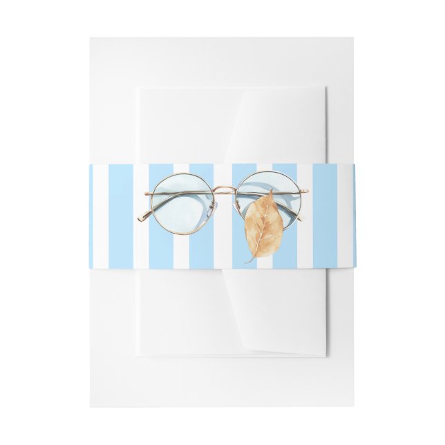 Cintas Para Invitaciones Beach Club Autumn - Fall Coastal Chic (Anverso Ejemplo)