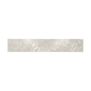Cintas Para Invitaciones Belliband de motivos florales plateados