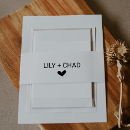 Cintas Para Invitaciones Belly de invitación a bodas de amor