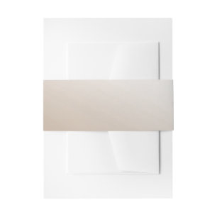Cintas Para Invitaciones Bellyband de marfil del satén