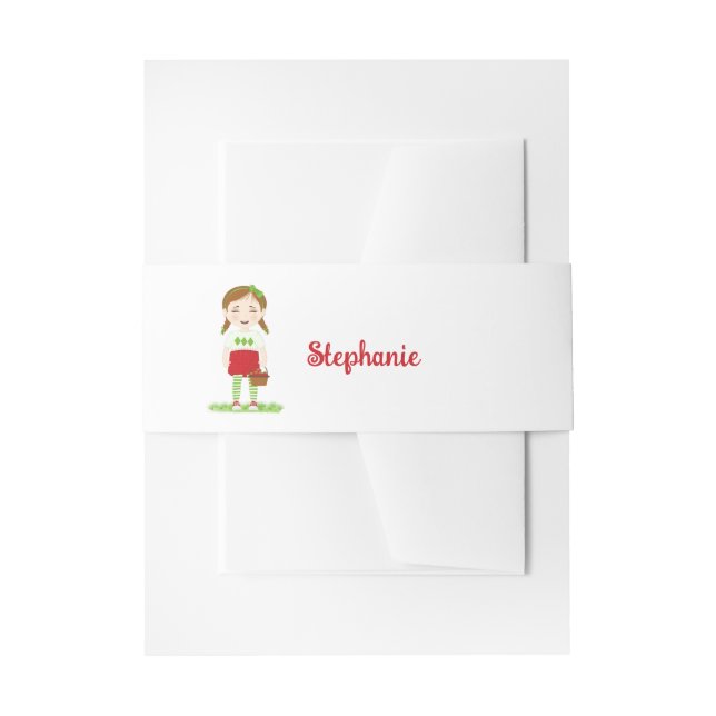 Cintas Para Invitaciones Berry Sweet Birthday (Anverso Ejemplo)