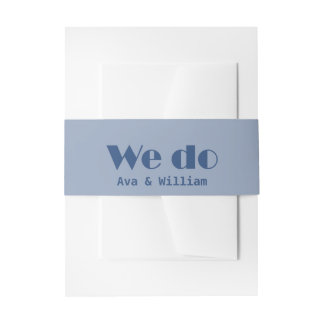 Cintas Para Invitaciones Blue We Do Boda Stationery
