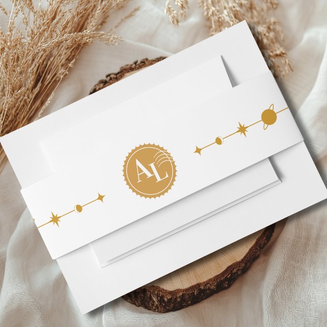 Cintas Para Invitaciones Boarding Pass Cosmic Wedding (Subido por el creador)