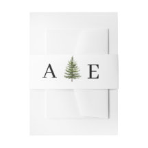 Boda acuarela Forest Wintre