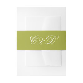 Cintas Para Invitaciones Boda Amarillo Chartreuse a Rayas