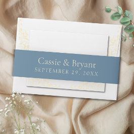 Cintas Para Invitaciones Boda artificial con mantequilla amarilla de la ven