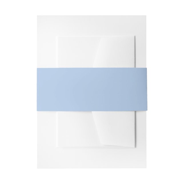 Cintas Para Invitaciones Boda Azul Claro (Anverso Ejemplo)