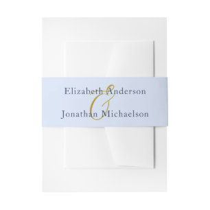 Cintas Para Invitaciones Boda azul opulento