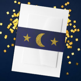 Cintas Para Invitaciones Boda bajo el cielo nocturno celestial