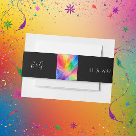 Cintas Para Invitaciones boda bisexual lgbtq