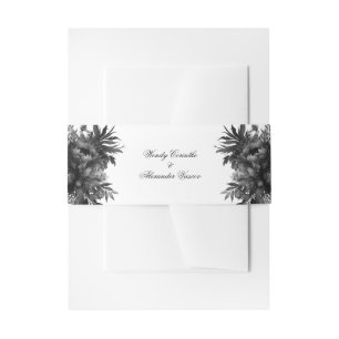 Cintas Para Invitaciones Boda blanco gótico clásico