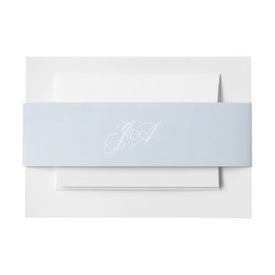 Cintas Para Invitaciones Boda Blue Watercolor Encantador Cloudscape