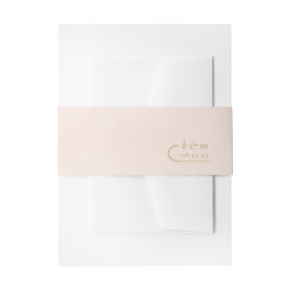 Cintas Para Invitaciones Boda Boho Oasis Blush ID959