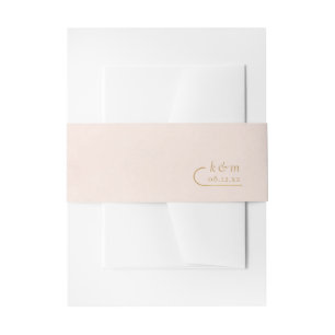 Cintas Para Invitaciones Boda Boho Oasis Blush ID959