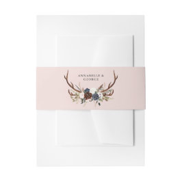 Cintas Para Invitaciones Boda botánico floral de la marina burdeos rusa