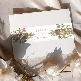 Cintas Para Invitaciones Boda Botánico Romántico
