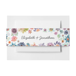 Cintas Para Invitaciones Boda Botánico Simple Boho Moda Wildflower