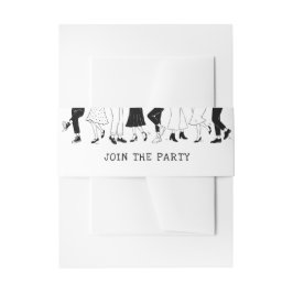 Cintas Para Invitaciones Boda Caprichosa y Extravagante | Garabato Dibujado