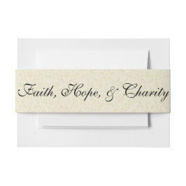 Cintas Para Invitaciones Boda católico cristiano de las Escrituras de encaj