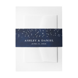 Cintas Para Invitaciones Boda celestial acuarela Blue Sky Stars