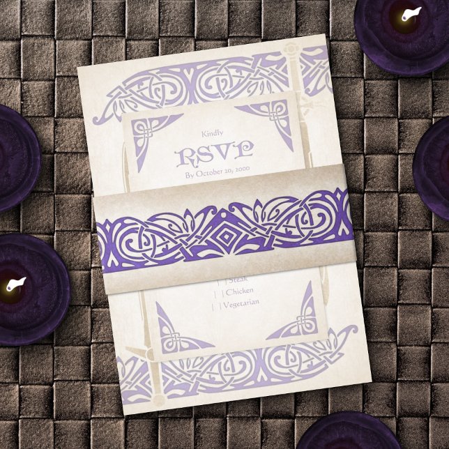 Cintas Para Invitaciones Boda Celta de espadas (Subido por el creador)