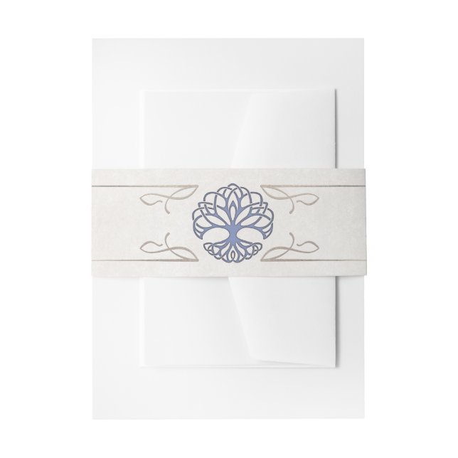Cintas Para Invitaciones Boda Celta Medieval Fantasy (Anverso Ejemplo)