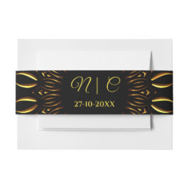 Cintas Para Invitaciones Boda clásico elegante de Mandala