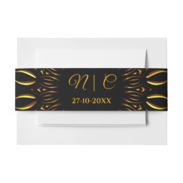 Cintas Para Invitaciones Boda clásico elegante de Mandala