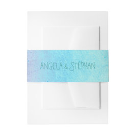 Cintas Para Invitaciones boda color turquesa oscuro en la playa